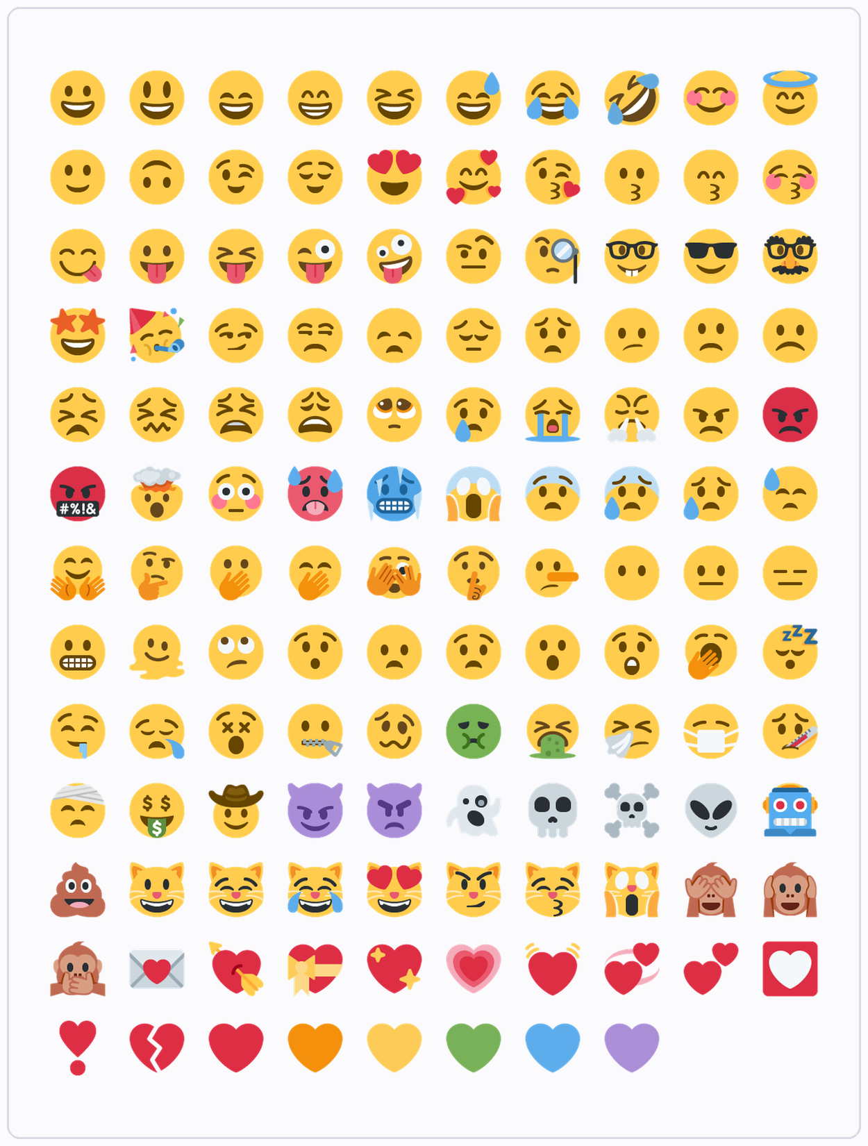 EmojiKeys 128'li yuvarlak sticker tabakası